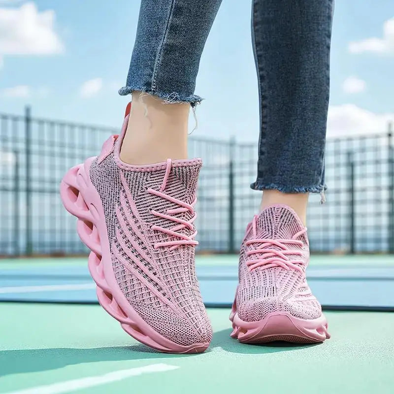 Women's Shoes Breathable sneakers Lightweight and Comfortable/Low Top Running Shoes Suitable for All Seasons Soft Soled