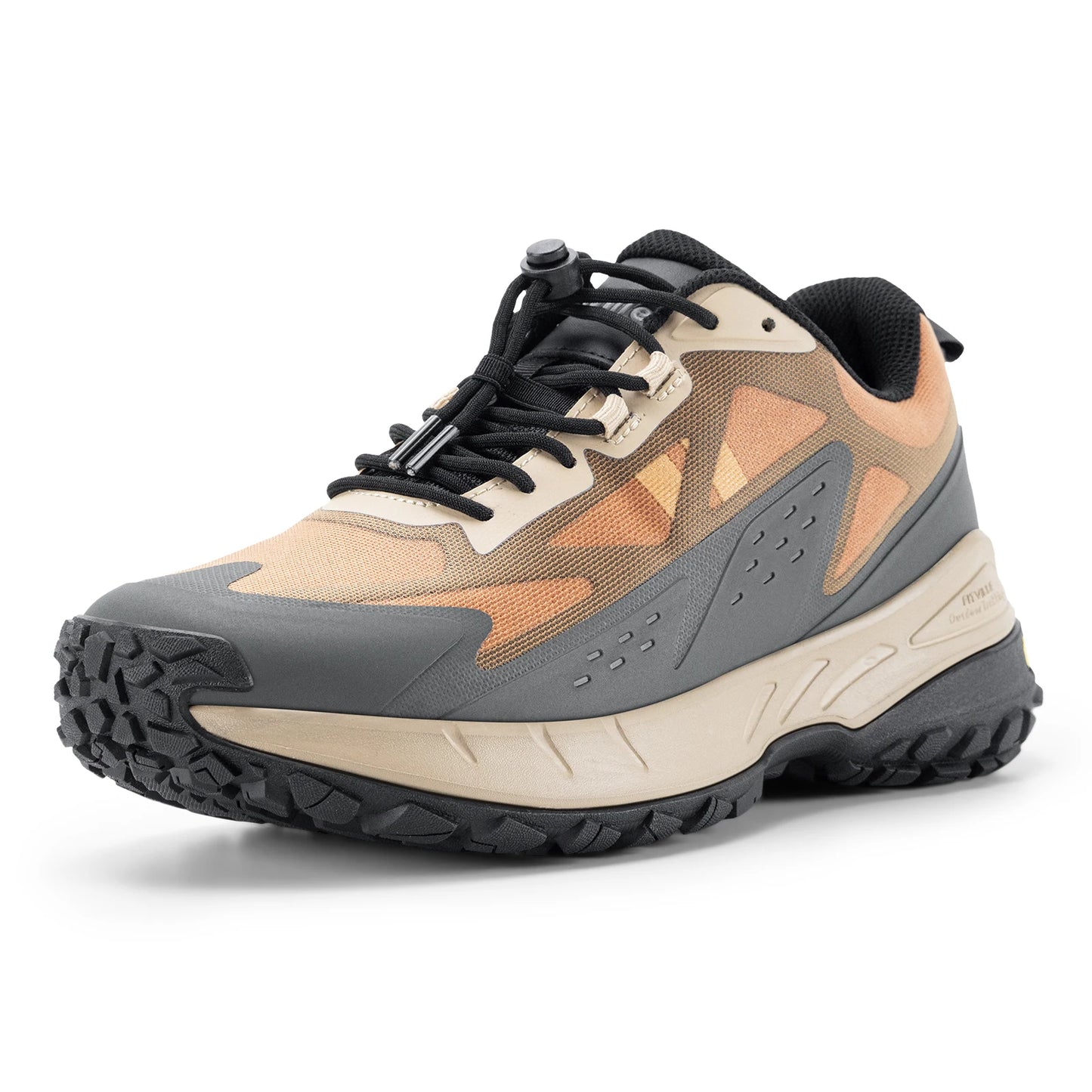 Fittington Wide Shoes For Man  Breathable Mesh Upper Sneakers/Non-Slip Trekking Hiking Walking Shoes With High Arch Support