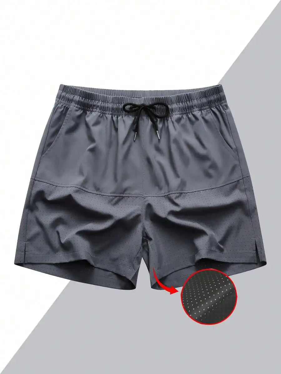 Men's Summer European & American Style Fitness Running Training/Outdoor Loose New Basketball 3-Inch Shorts Thin Sports Shorts