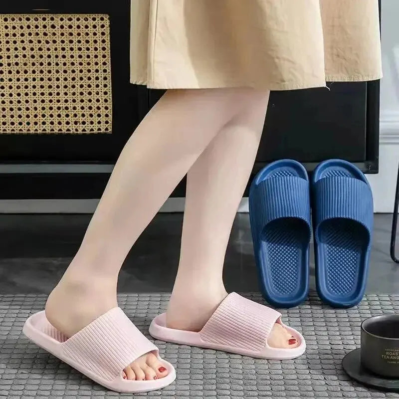 Soft Sole Massage Shower Shoes for Women Waterproof/Non-slip Home Leisure Fashion Bathroom Slippers