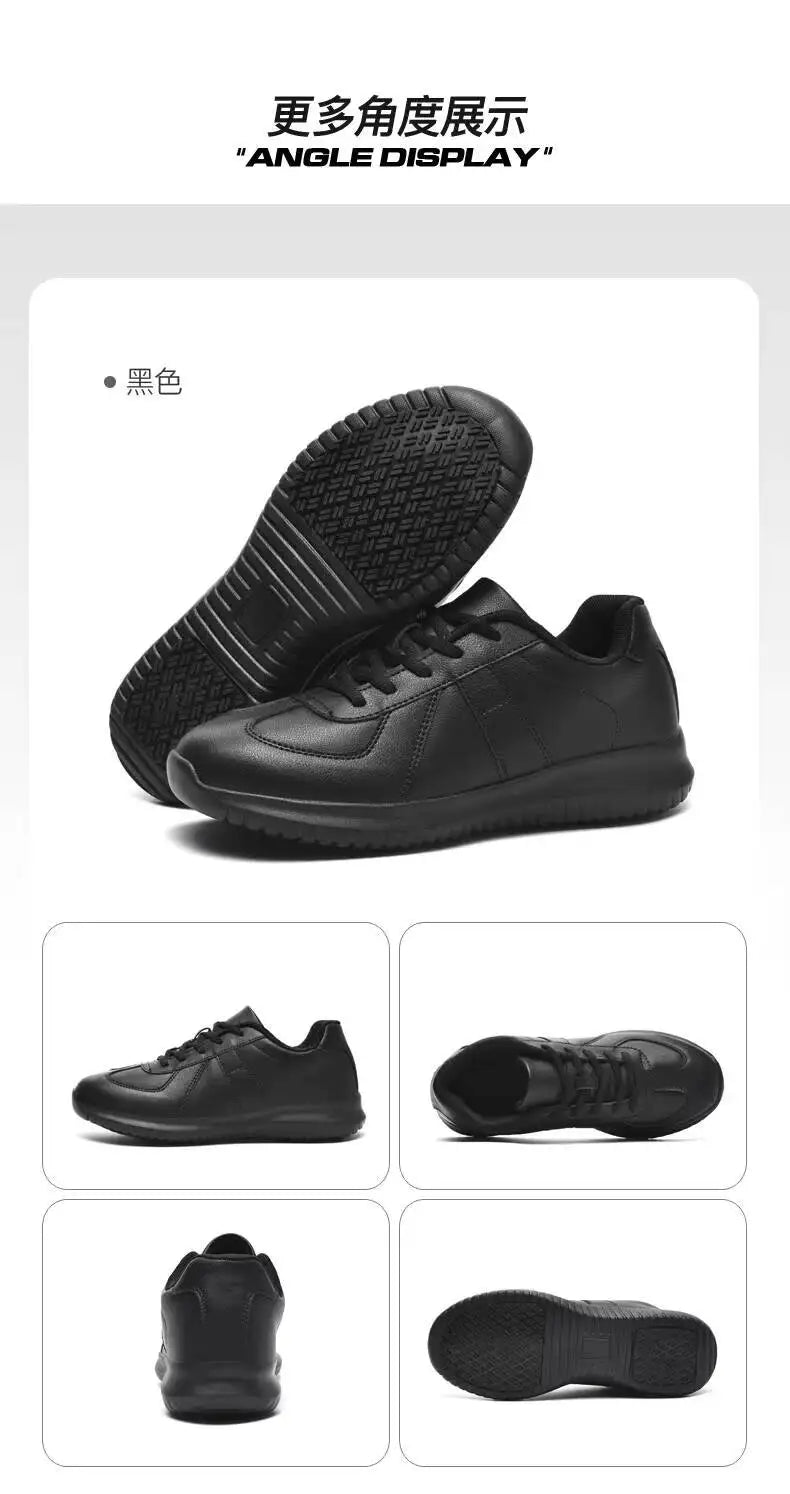 Hotel Four Season New Light Plus Size Men's Work/Waterproof Non-Slip Oil-Proof Chef Career Casual Shoes