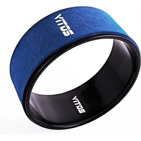 Vitos Yoga Foam Roller Wheel Back Stretcher Ring Yoga Backbend/Trainer Accessories Tools for Back Pain Relief & Stretching