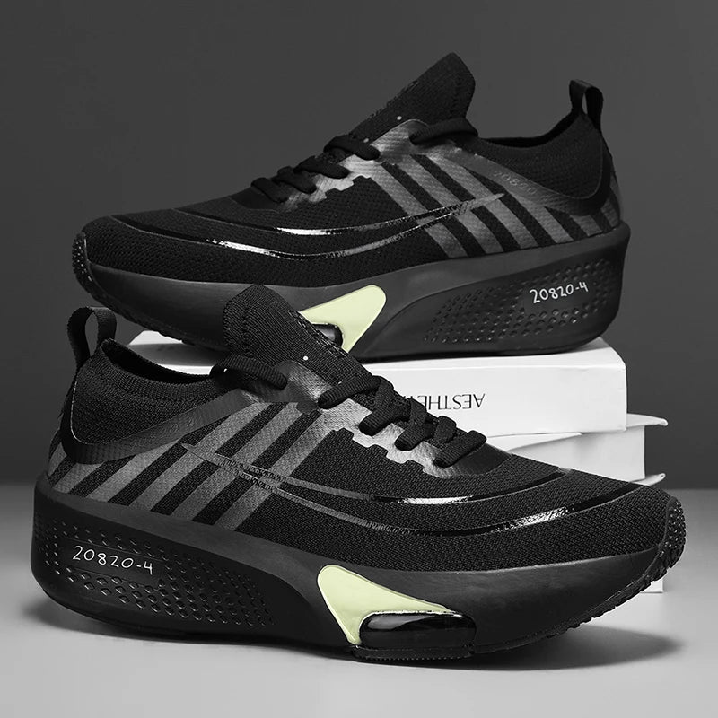 Sports Shoes for Men Fashion Cushioned Sneakers/Breathable Casual Student Sports Running Shoes