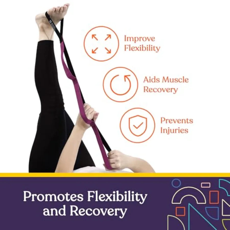 Yoga Strap for Stretching Stability Training Fitness Flexibility/Physical Therapy Home Workout Equipment Strength Training