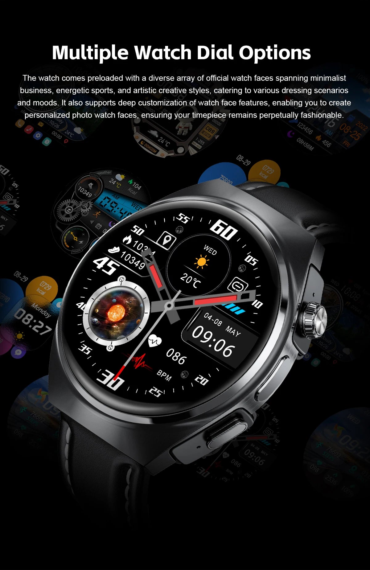 New Smart Watch Headset Two In One Wireless Bluetooth Dual Earbuds/Call Health Monitor Sport Tracker Smartwatch IOS