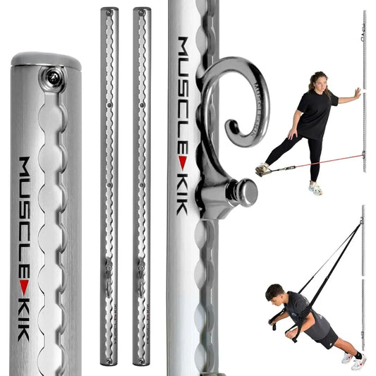Aluminum Wall-Mounted Anchor Fitness System Adjustable Multi-Functional/Space Saving Home Gym Solution for Strength Training
