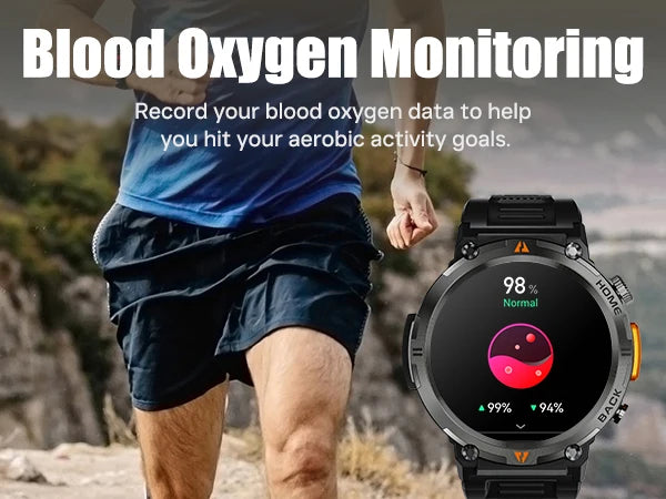 EIGIIS New KE3 Bluetooth Call Smart Watch Full Touch Screen/Health Monitor Clock With Flashlight  For IOS Android