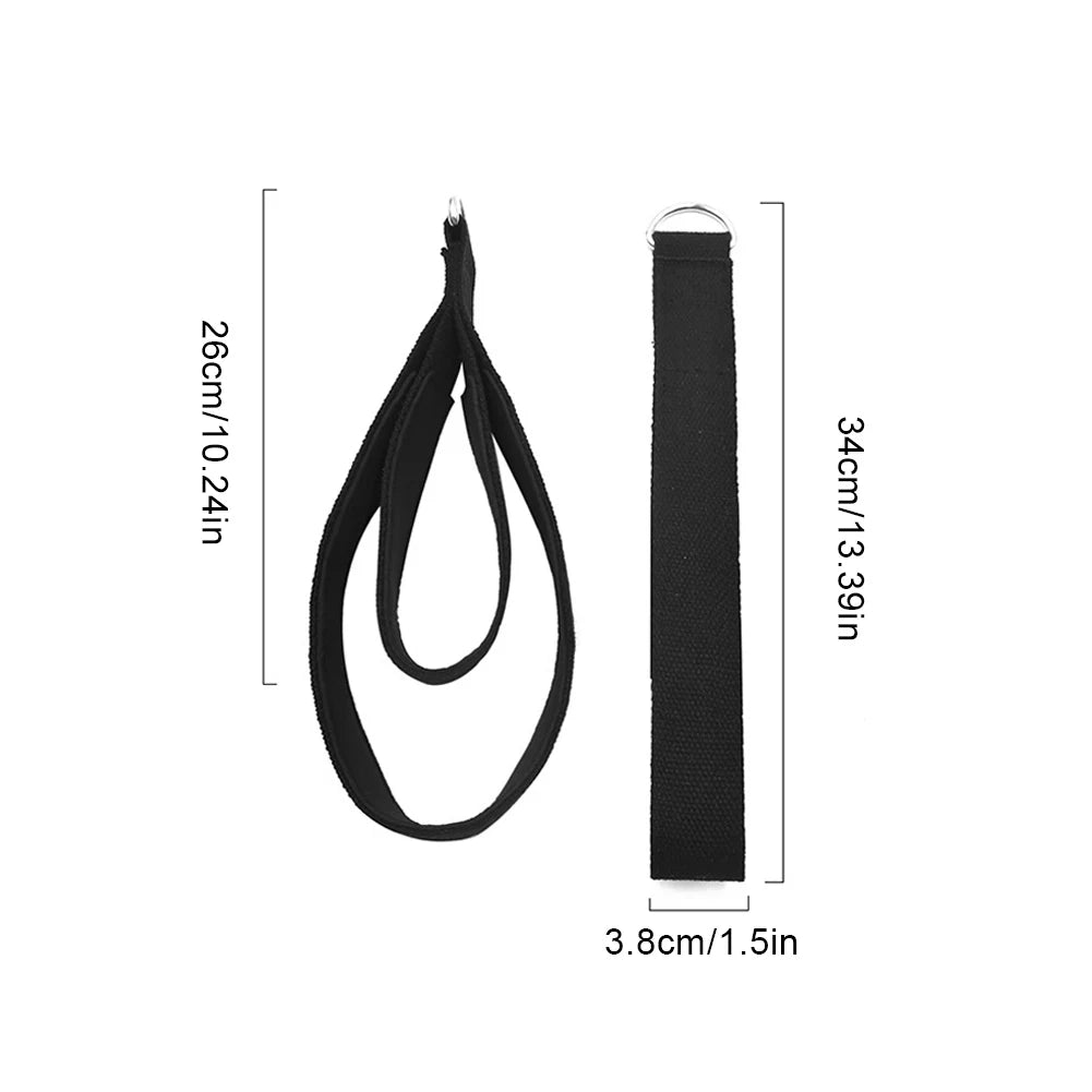 2PCS Pilates Straps Pilates Double Loop Straps Fitness D-Ring Straps/Yoga Strap Exercise Accessories for Home Gym Workouts