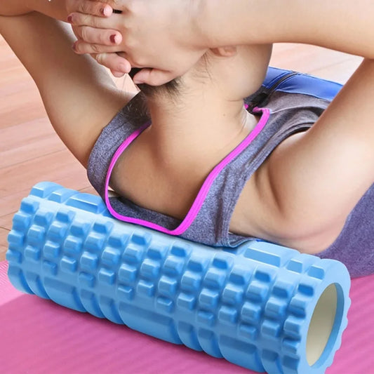 New Yoga Column Gym Fitness Foam Roller Pilates Yoga/Exercise Back Muscle Massage Roller Soft Yoga Block Muscle roller