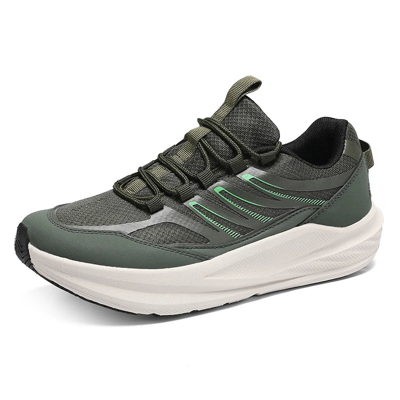 Extra Wide Feet Men Mesh Athletic Sneakers Lightweight Breathable/Casual Trainers Shock Absorb Insole Outdoor Jogging Footwear