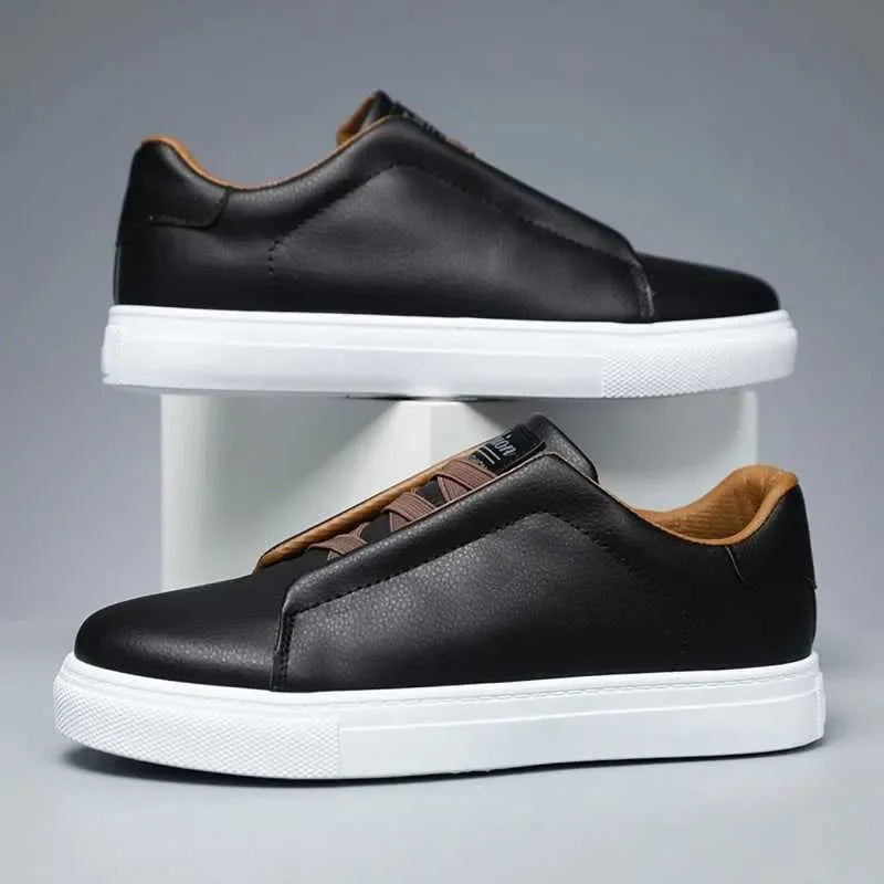 Classic Casual Big Size 48 Fashion White Sneakers Man/Leather Designer Platform Flats Men's Skateboard hot Shoes