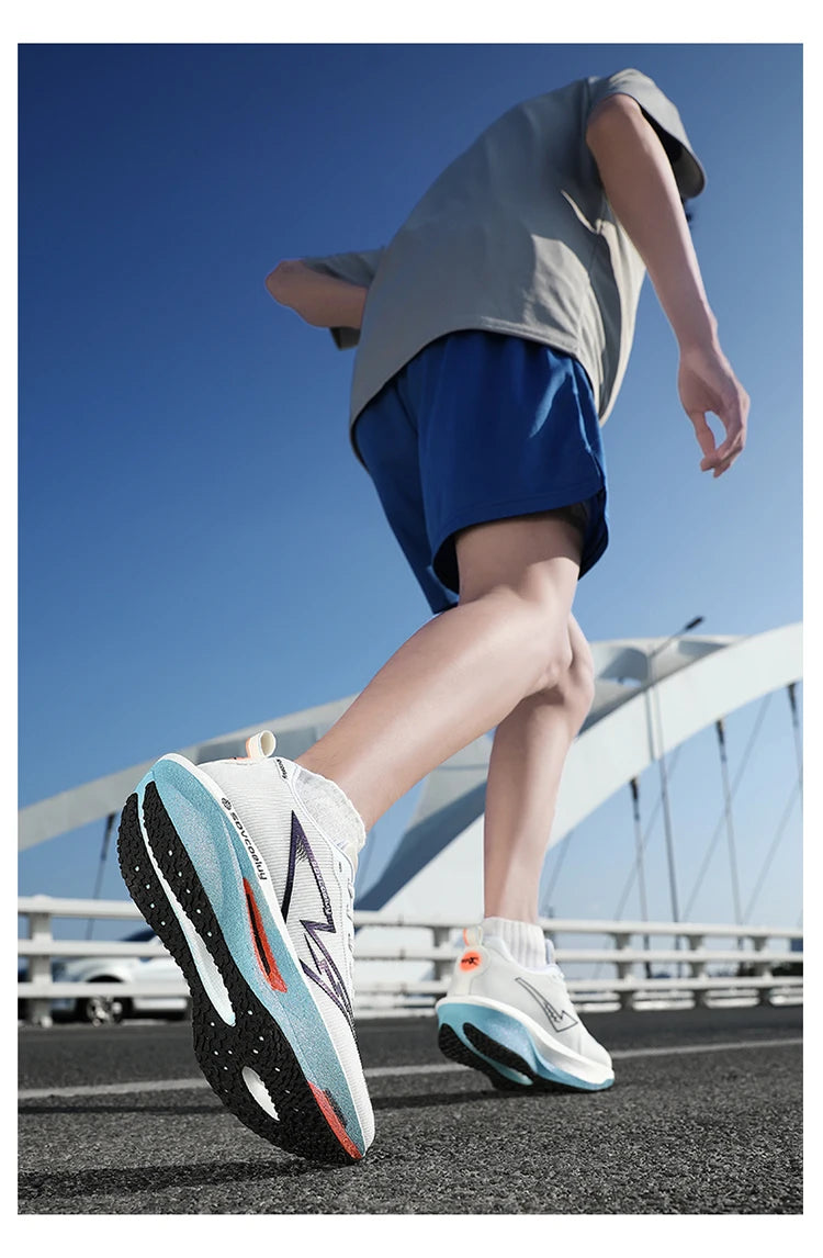Running Shoes Carbon Marathon Men Sports Breathable/Lightweight Women's Comfortable Athletic Nonskid Sneakers