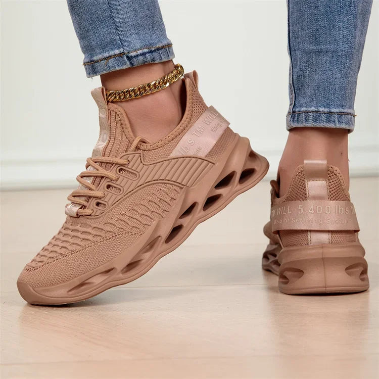 Hot Sale Pink Casual Sneakers Women Blade Shoes Big Light/Breathable Running Shoes Shoes Men Mesh Sports Sneakers