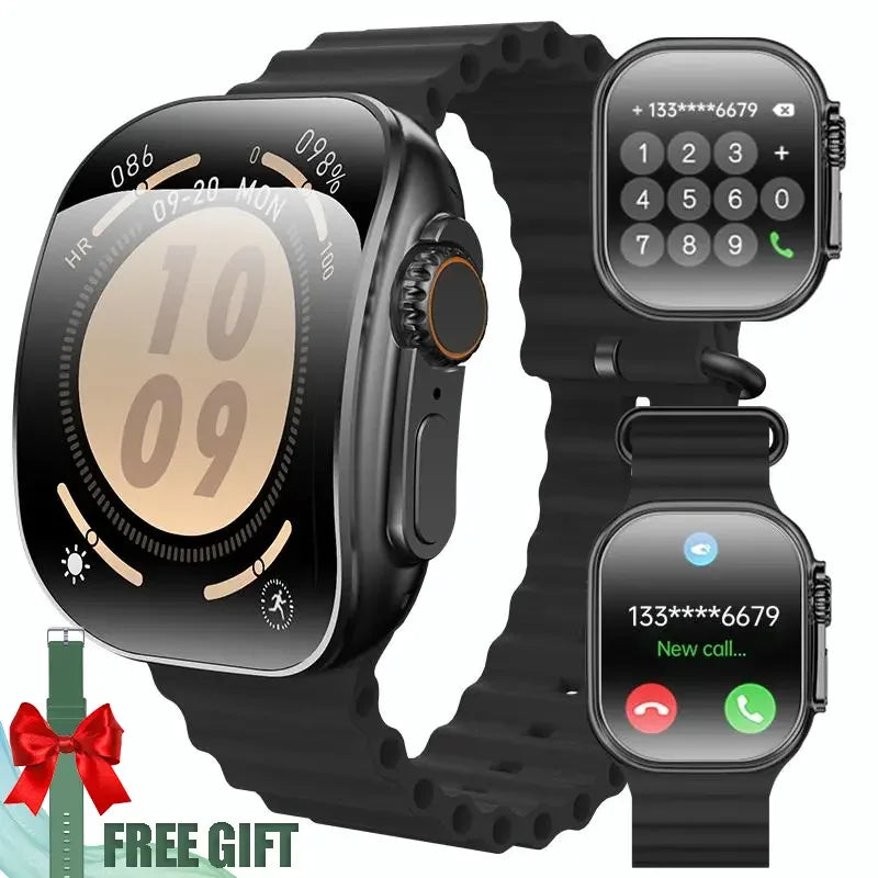 Smart Watch For Women Men, 1.83'' HD Full Touch Screen/Wireless Calling Smartwatch (Answer/Make Call) Activity Tracker 100+ Sport Modes
