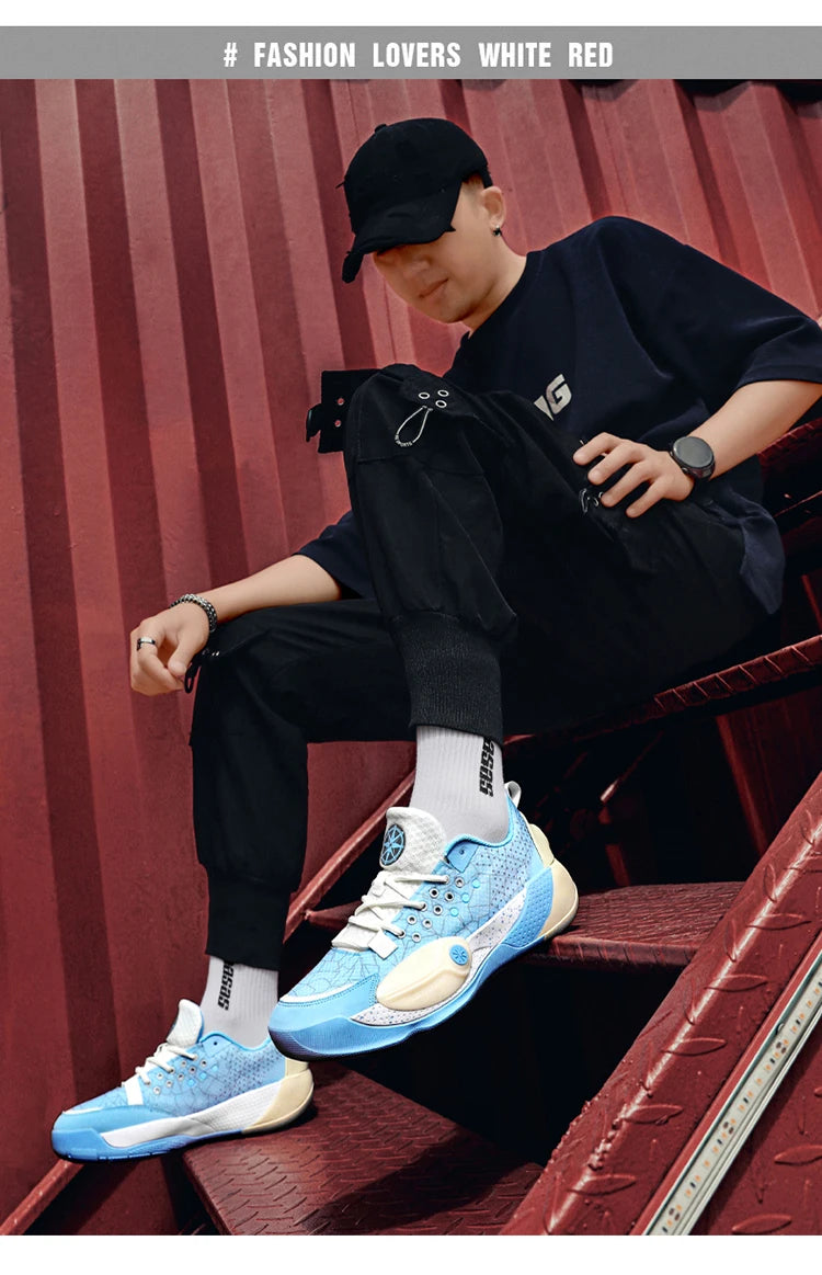 Unisex Basketball Shoes High-Quality Mesh Breathable Fashion/Summer Sports Shoes Shock-Absorbing Teen Basketball Boots