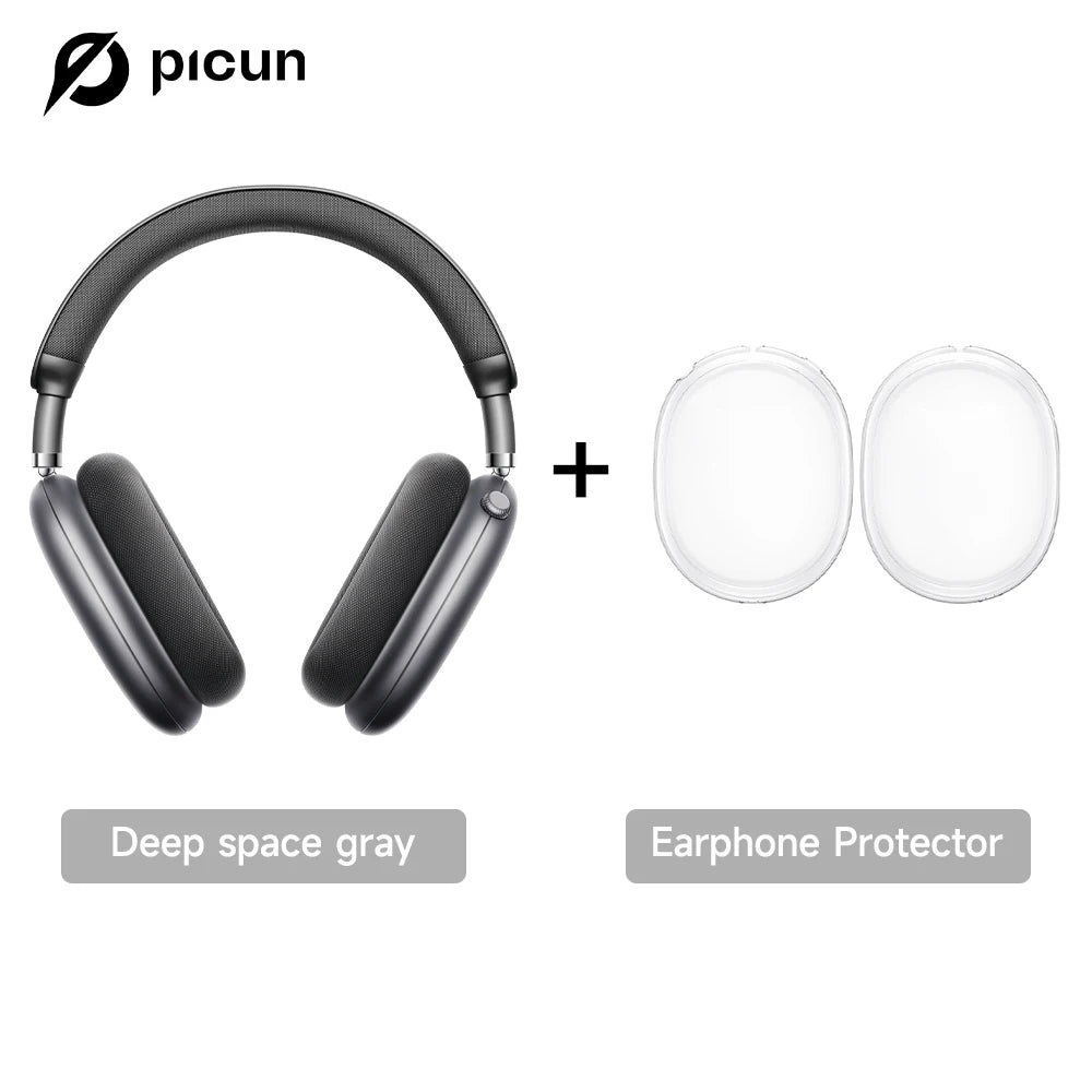Picun F8 Pro ANC Wireless Headphones Head Tracking 3D Spatial Audio/52dB ANC HIFI Bluetooth Headset ENC HD Mic Low-Latency APP