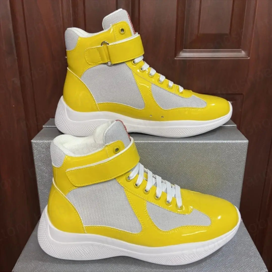 Summer New Casual High End Board Shoes Mesh Breathable/Fashion Men's Shoes Fashion Shoes Sports High Top Couple Shoes