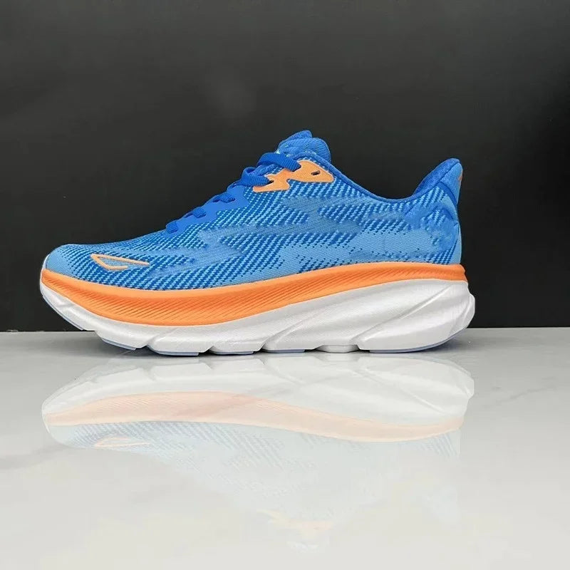 Running Shoes for Men Women Purple Blue Gradient Mesh Sneakers/Soft Thick Cushion Anti Slip Athletic Trainers