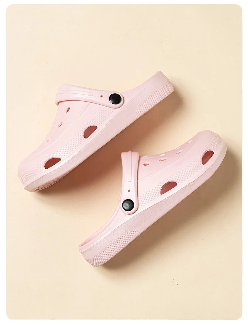 Women Home Slippers Sandals Summer Garden Clogs Shoes Beach Slipper Outdoor Waterproof Soft Slides Casual Anti Slip