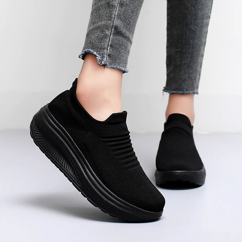 Shoes for Women Spring Autumn Breathable Fashion Platform Sneakers/Women Casual Women Shoes Loafers Walking