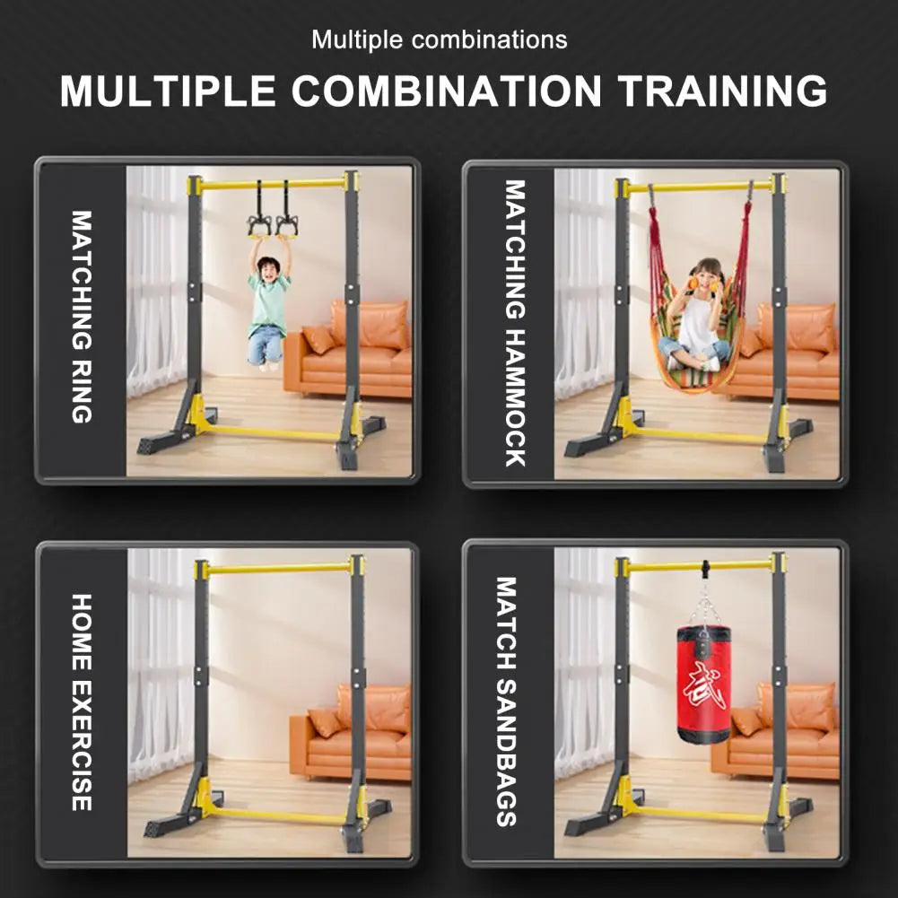 Pull Up Station, Portable Pull-up Bar Station Free Standing Pull Up Bar for Home Gym/Pull Up Stand Station 400LBS with 11 Gear Adjustment