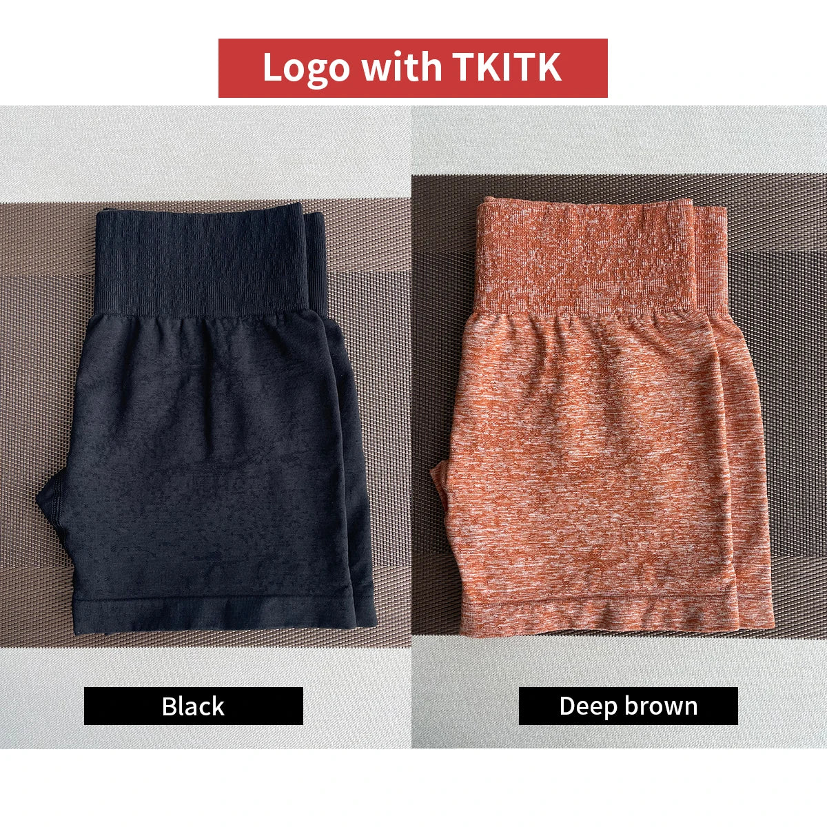 Newly listed price TKITK 2Pcs Seamless Shorts Women Soft Workout Tights/Fitness Spandex Yoga short Gym Wear