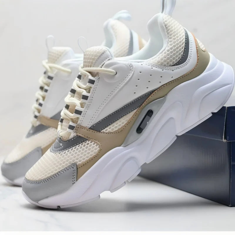 High quality Designer shoes Fashion shoes Casual Sports Shoes/Versatile Retro Flat Outdoor Breathable Mesh Shoes