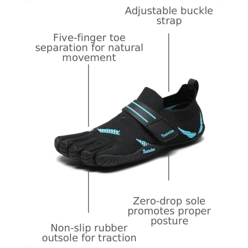 Breathable Mesh Sneakers for Trail Running/Hiking, and Fitness Training Ideal for Gym and Beach Use