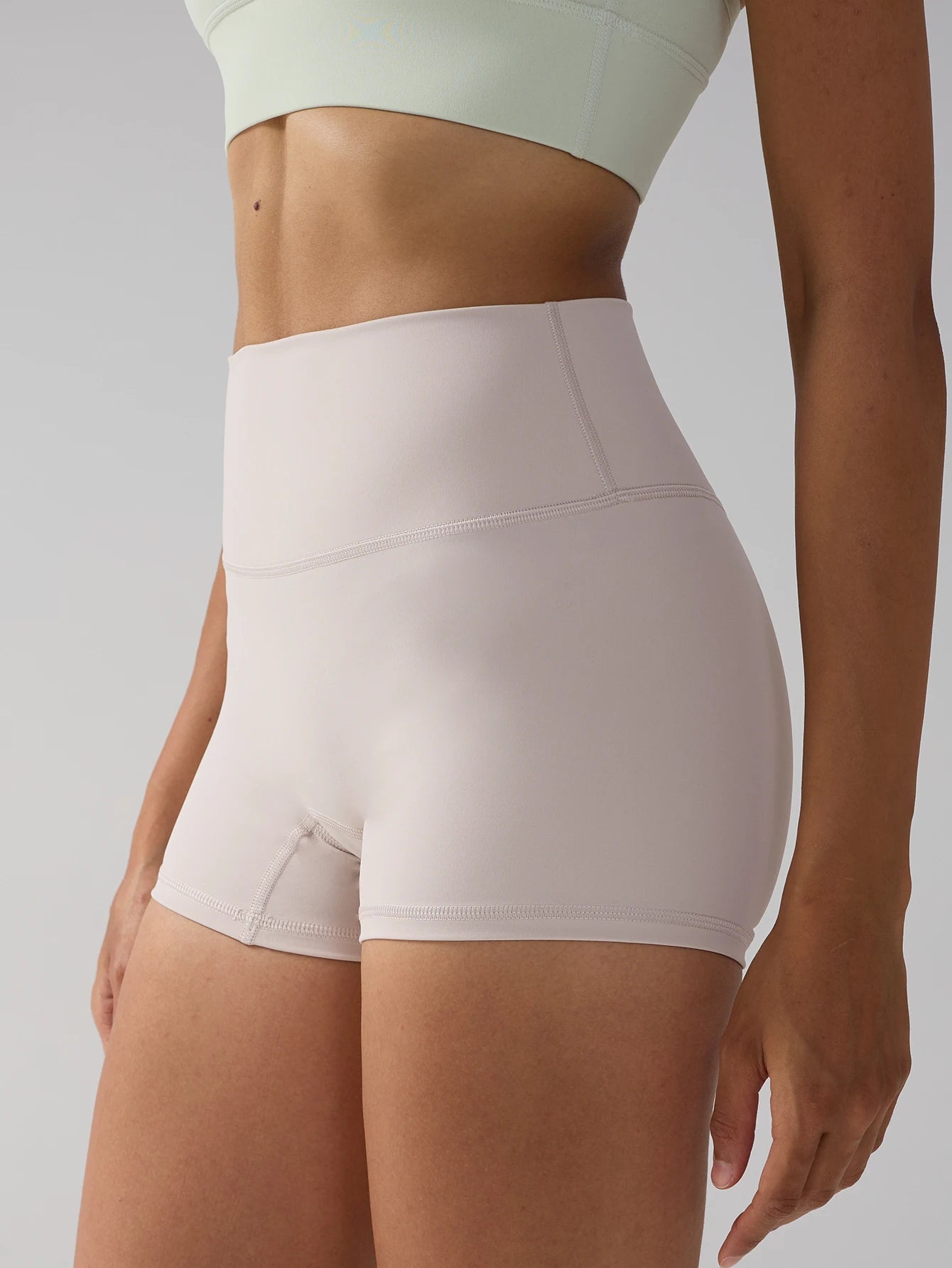 Women's Sports Yoga Shorts with High Waist Hip Lift Fitness/Running Cycling, 3-point Shorts Quick Drying Women's Yoga Short