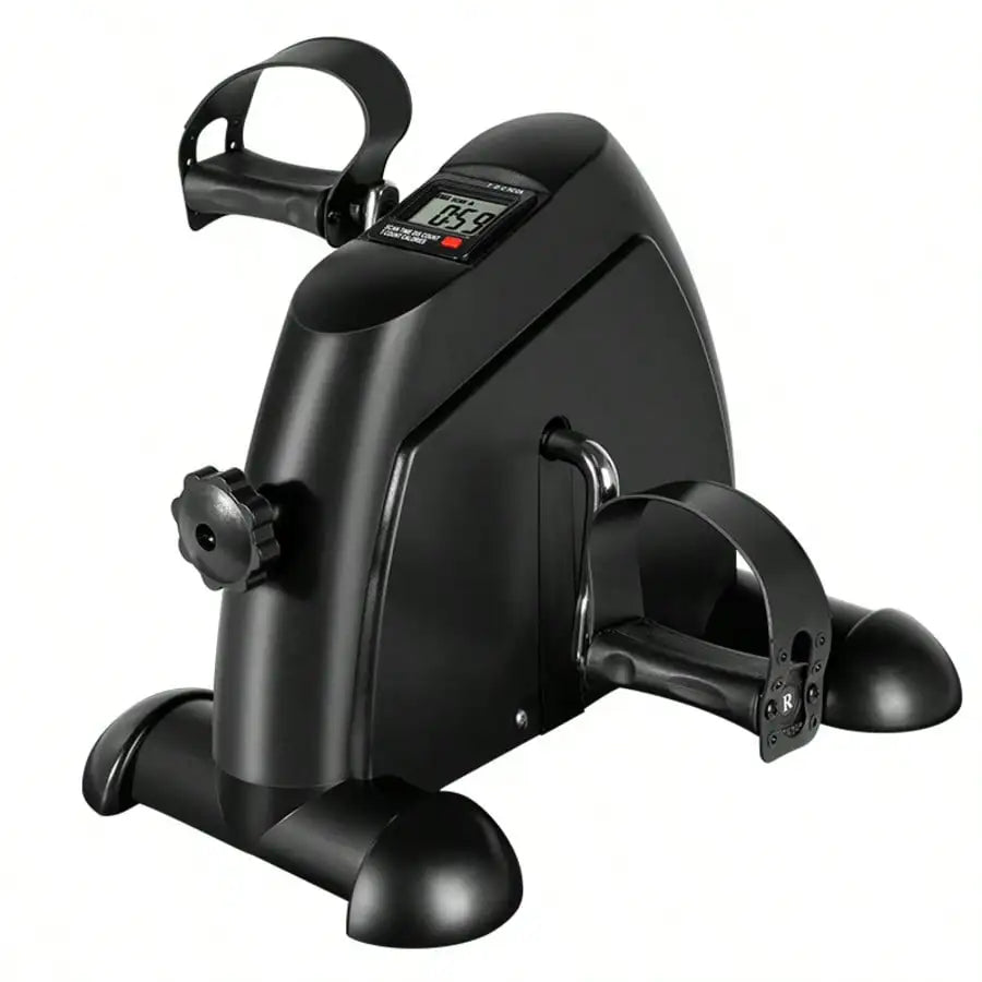 Mini Exercise Bike, Under Desk Bike Pedal Exerciser Portable Foot Cycle/Arm & Leg Peddler Machine With LCD Screen Displays