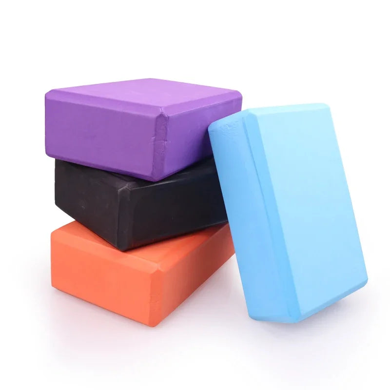 2PCS Yoga Block Brick Set Gym Foam Workout Aid/for Stretching & Fitness Training Yoga Blocks