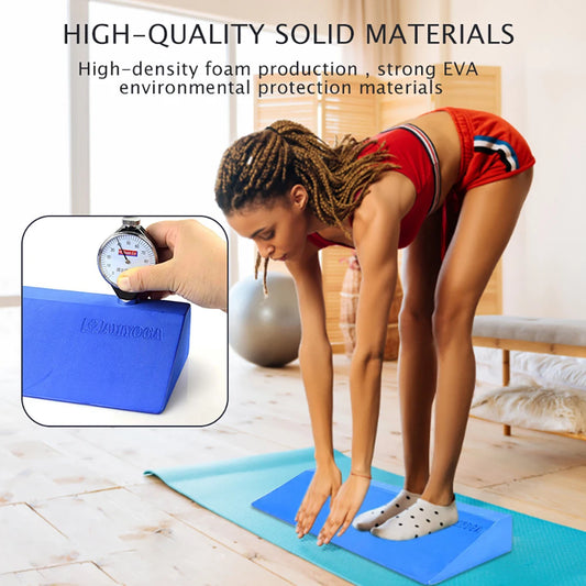 Lightweight Yoga Wedge Blocks Wrist Lower Back Support Accessory/for Home Gym Fitness Exercise Pilates Inclined Board