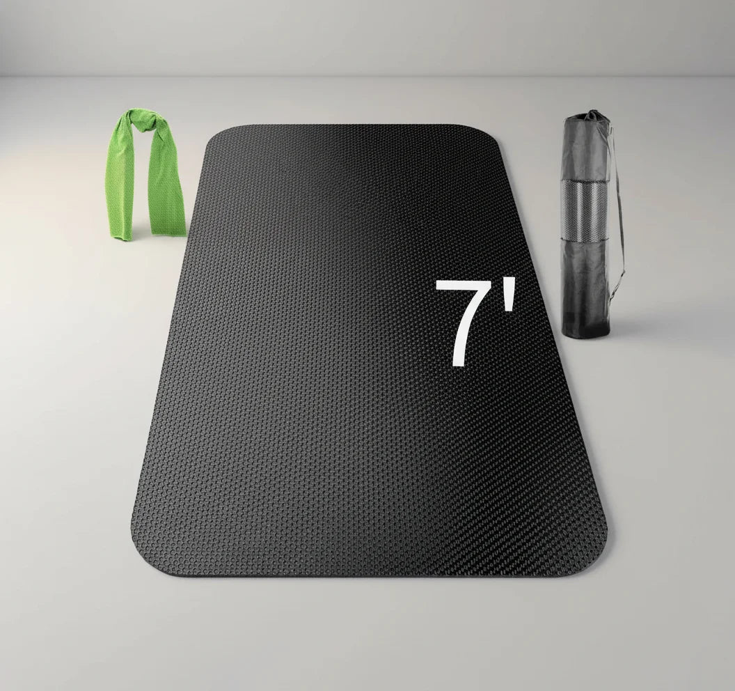 Large Non-Slip Exercise Mat 84x32 Inch Gym Flooring/for Home Workouts Yoga Weightlifting Cardio