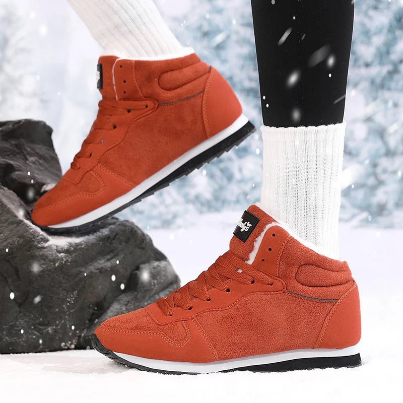 Winter Women Boots Casual Warm Ankle Boots Shoes Sneakers Winter/Plush Fur Woman Footwear Comfortable Platform Snow Boots