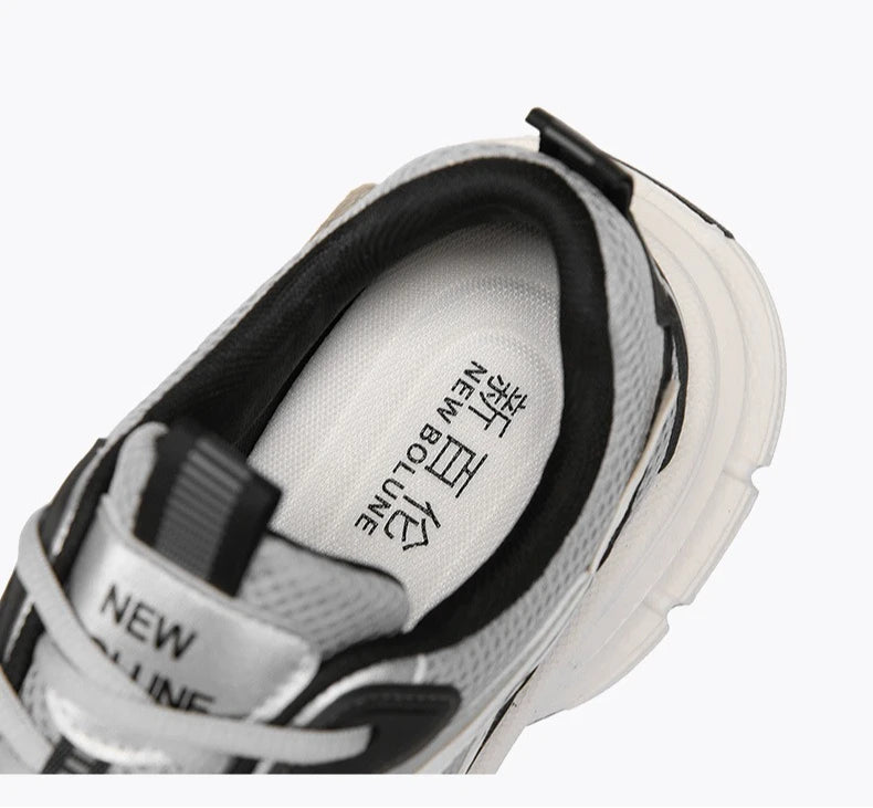 Casual Sneakers Retro Dad Shoes Men's Summer Thick Sole/Hiking Sneakers Breathable Mesh Non-slip Casual Streetwear