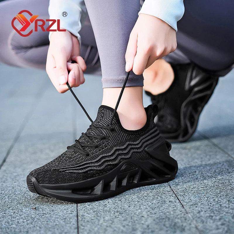 YRZL Sneakers Women Running Shoes Breathable Mesh Comfortable/Athletic Sneakers for Men Non Slip Sports Shoes for Woman