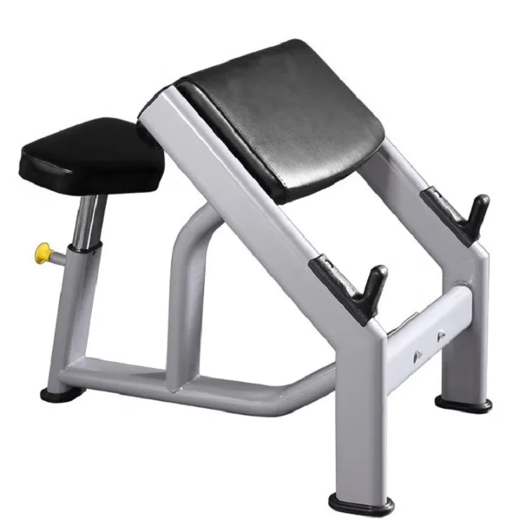 Weight Training Equipment with Adjustable Seat Seated Barbell/and Dumbbell Biceps Station for Home Gym Strength Training