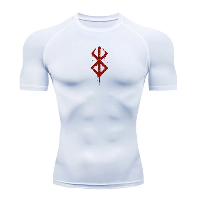Summer Sports Tops Quick Dry Men's Compression Shirt Short Sleeve/Second Skin Gym Workout Short Fitness Running T-Shirt Men Wear