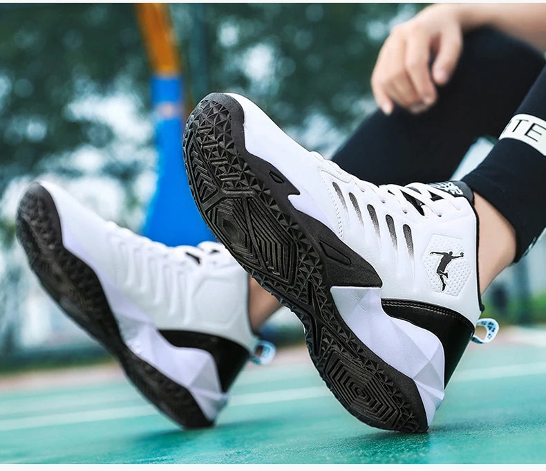 Men's Basketball Shoes Lightweight Breathable Sneakers/Anti Slip Sports Shoes for Running Walking Sneakers