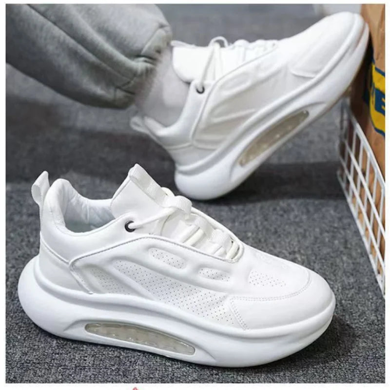 Men's shoes for summer and spring Men's style versatile thick sole/heightening breathable Sports air cushion shock absorbing