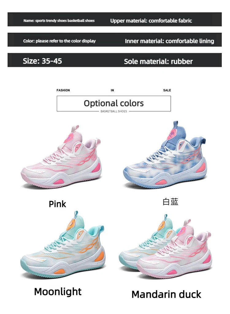 High Quality Sneakers Men Basketball Shoes Light Sports Shoes/Trainer Women Breathable Athletic Outdoor