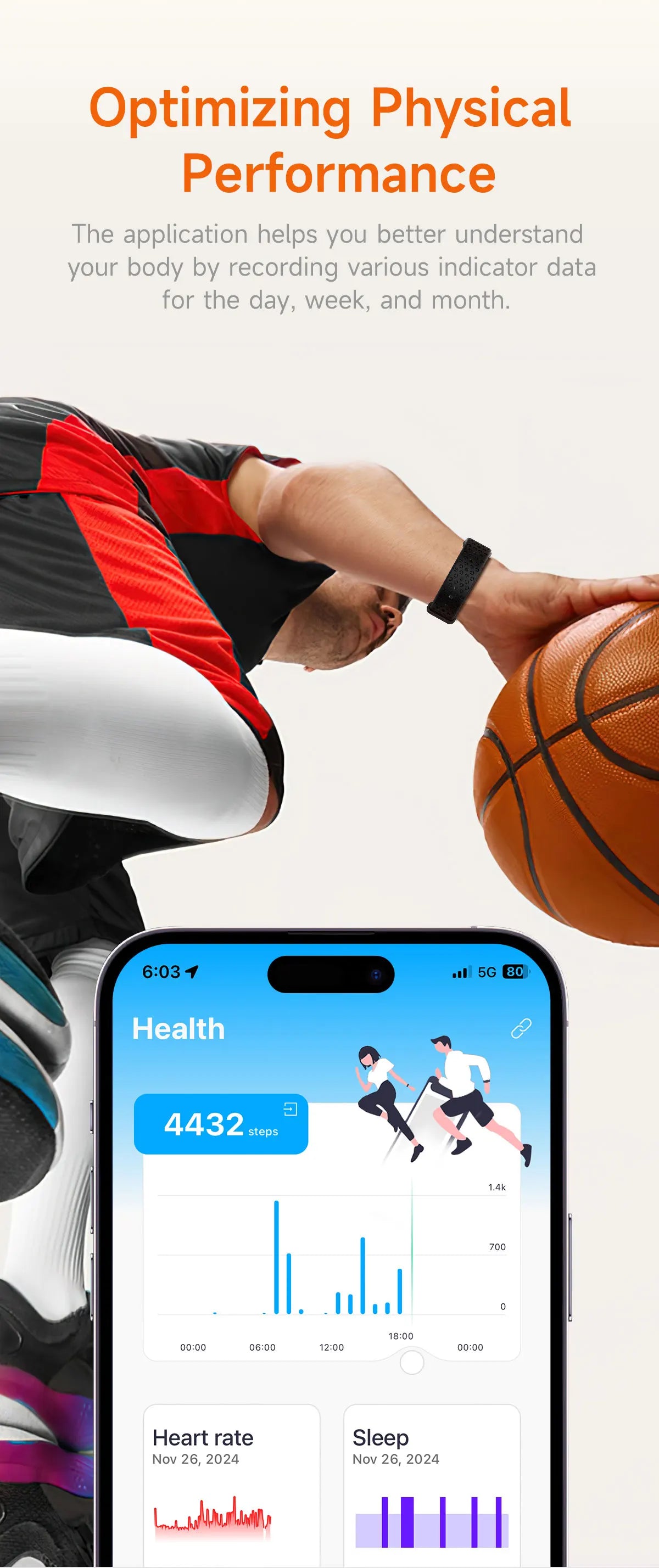 LIGE New No screen Smart Watch 20-day Ultra-long Use Time 24hours Blood Oxygen/Blood Pressure Monitoring Sports Smart Bracelet