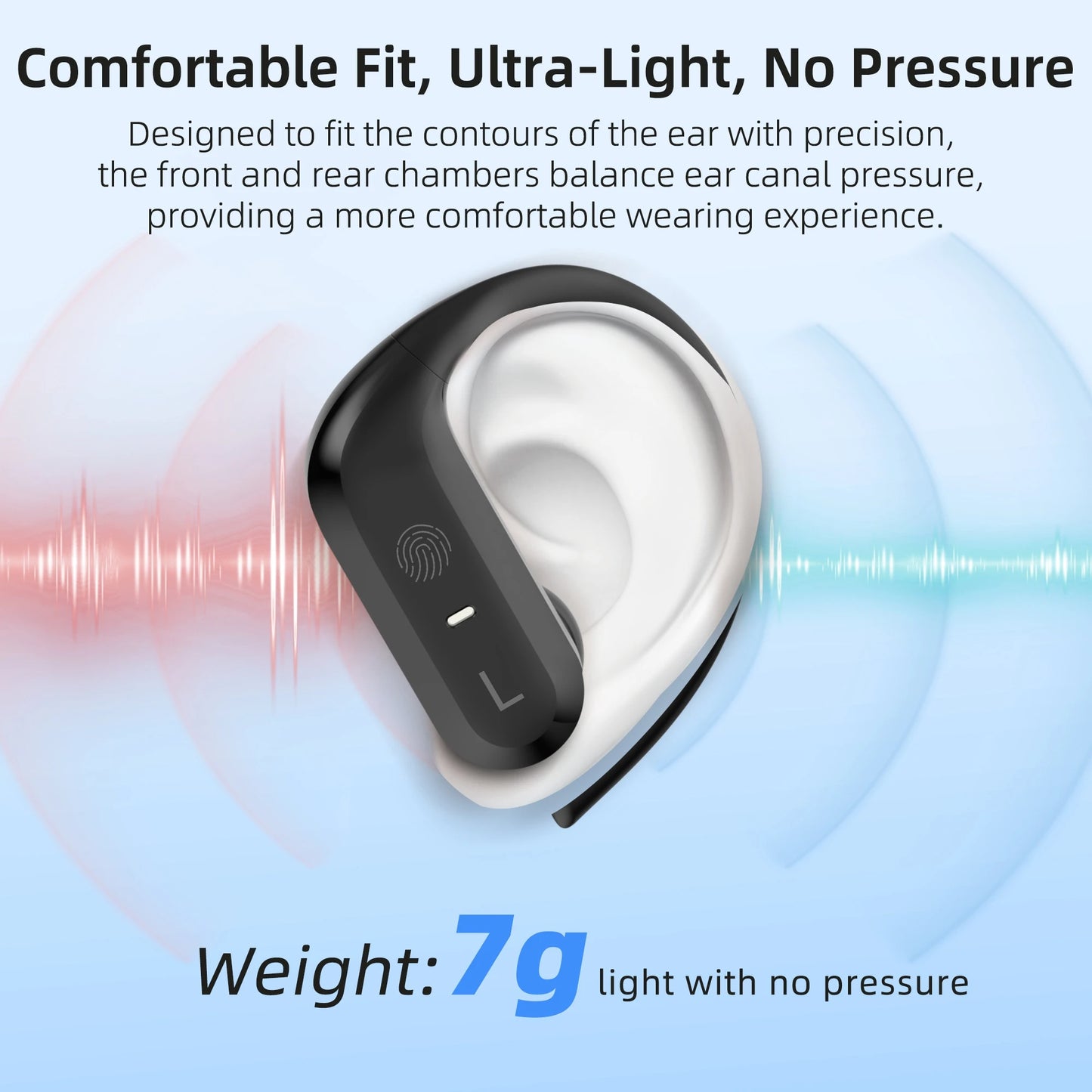 BTE Wireless hearing aids headphones rechargeable/for the deaf severe hearing loss sound amplifier