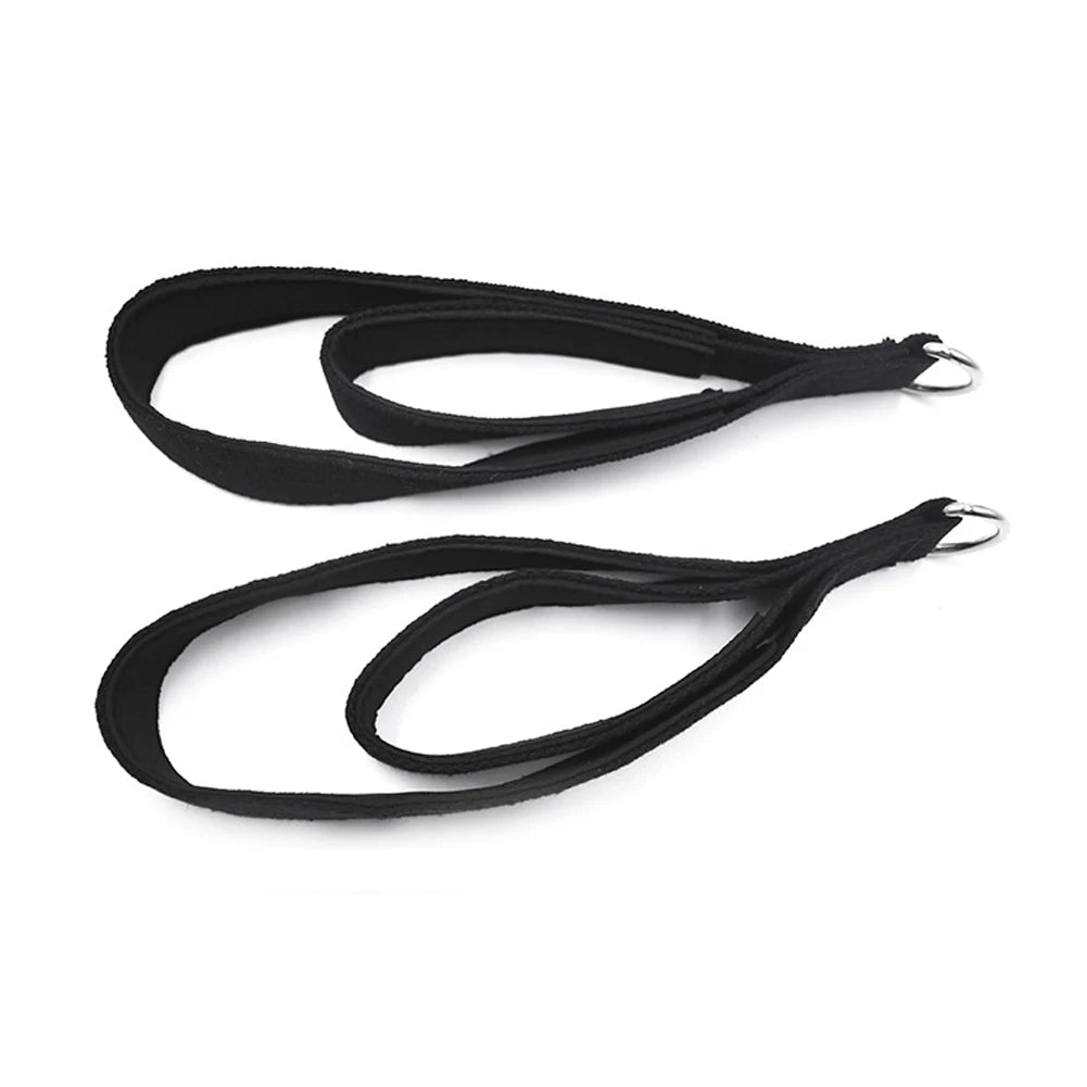 2PCS Pilates Straps Pilates Double Loop Straps Fitness D-Ring Straps/Yoga Strap Exercise Accessories for Home Gym Workouts