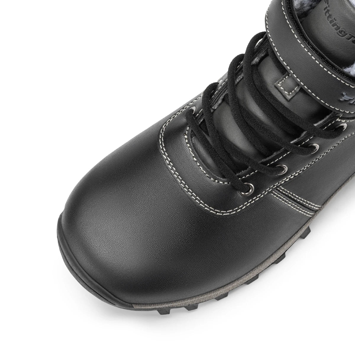 Fittington Snow Boots for Men Winter Boots Wide Fit -15℃ Cold-proof/Warm Thick Lined Outdoor Hiking Shoes Men's Winter Footwear