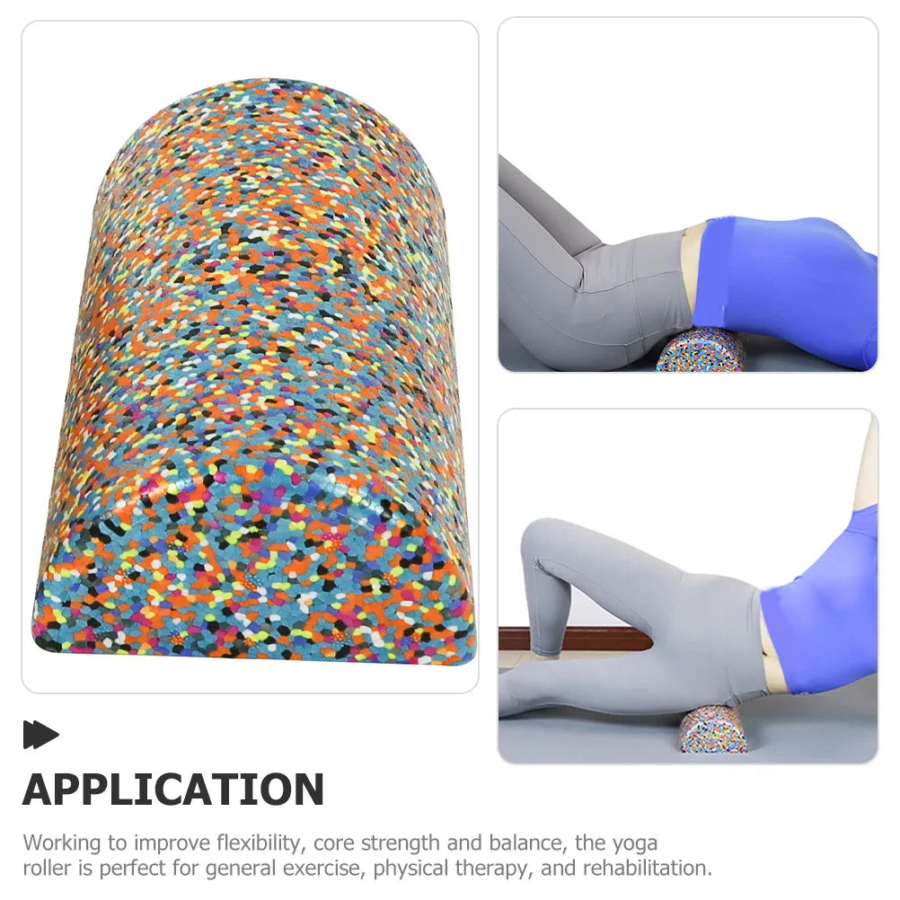 Half Foam Roller for Runners Muscle Relaxation Semicircle Yoga Tool/Lightweight Easy Carry Anytime Anywhere Half Foam Roller