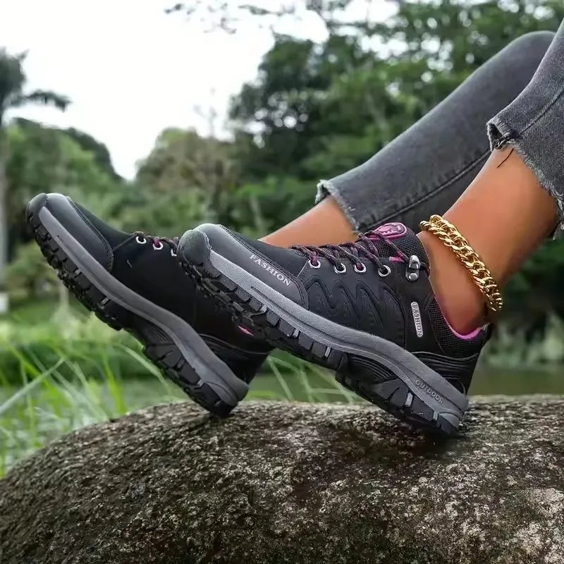Women's Hiking Shoes Durable Breathable Mesh Street Design/Anti Slip Sole Fashionable Daily Outdoor Walking Jogging New Sneakers