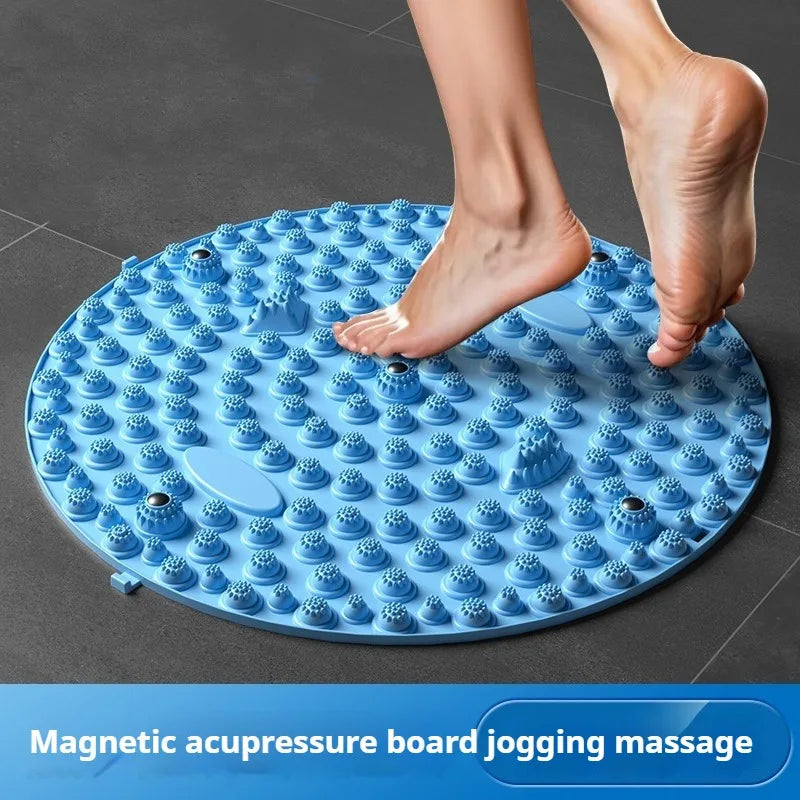 Foot Yoga Massage Acupressure Board Mat Muscle Relaxation Round Exercise Mat/Fitness Foot Training Acupuncture Physiotherapy