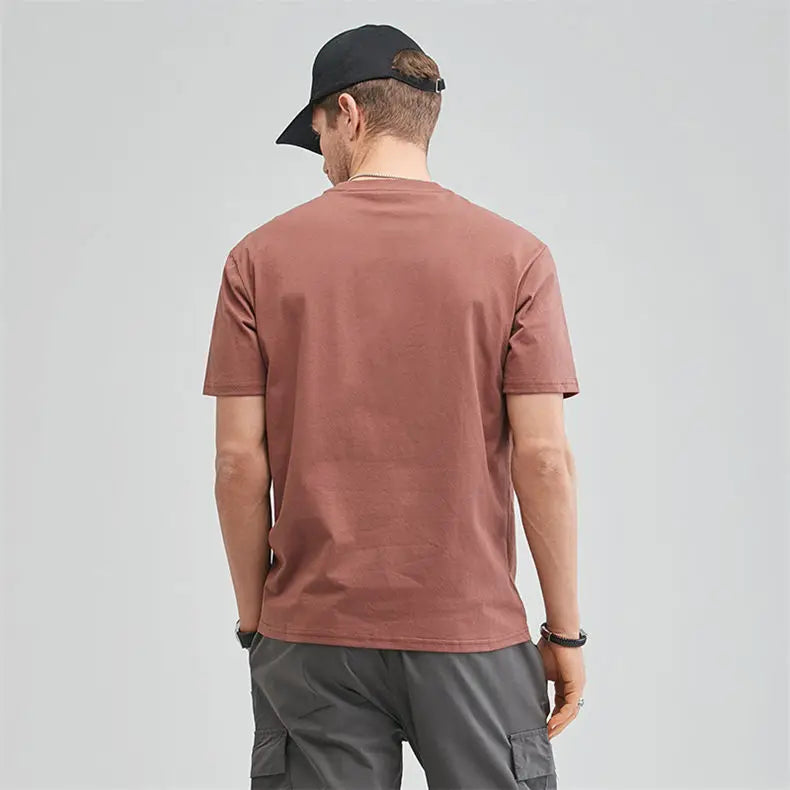 Good Quality T-Shirts Men Summer Sale Cotton Male Tshirt/Short Sleeves Tee Shirt Boys Basic Plain Tops Oversize 5XL
