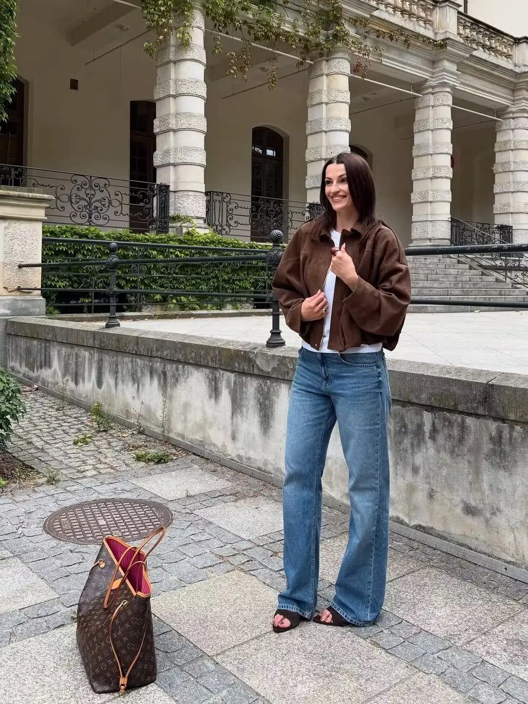 Women's new Jackets Autumn Fashion Loose Bat Sleeves Elegant/Women's Jackets Chic Street Youth Autumn Long Sleeves Coats